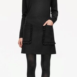 COS wool mini skirt with pockets size 34
